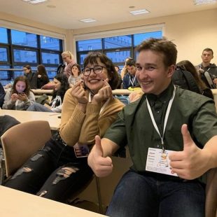 Nasi uczniowie na konferencji w Szkole Głównej Handlowej w Warszawie