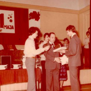 Odszedł Waldemar Hankiewicz, dyrektor szkoły w l.1975-78