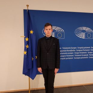 Igor Szerszunowicz w finale Olimpiady Wiedzy o Prawach Człowieka