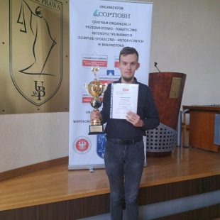 Igor Szerszunowicz po raz kolejny laureatem Olimpiady Wiedzy o Prawach Człowieka