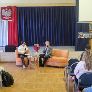 Od liceum do samorządu lokalnego – spotkanie panem Tomaszem Gabrysiakiem, Starostą Powiatu Bolesławieckiego