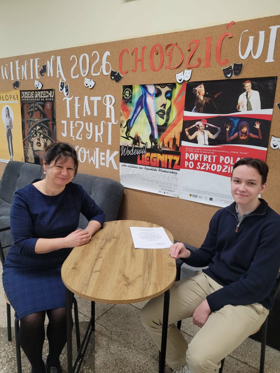 Paweł Wcisło finalistą Olimpiady Wiedzy o Polsce i Świecie Współczesnym